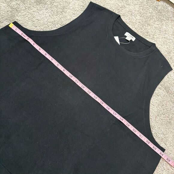 NWT J. Crew Factory 2024 Black Sweater Shell Size 3X Plus - Picture 7 of 8